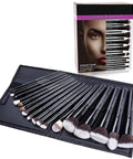 SHANY Makeup Brushes Artisan Easel Elite Cosmetics Make up Brush Set, Complete Kabuki Makeup Brush Set with Standing Convertible Makeup Brush Holder Storage - 18 Pcs